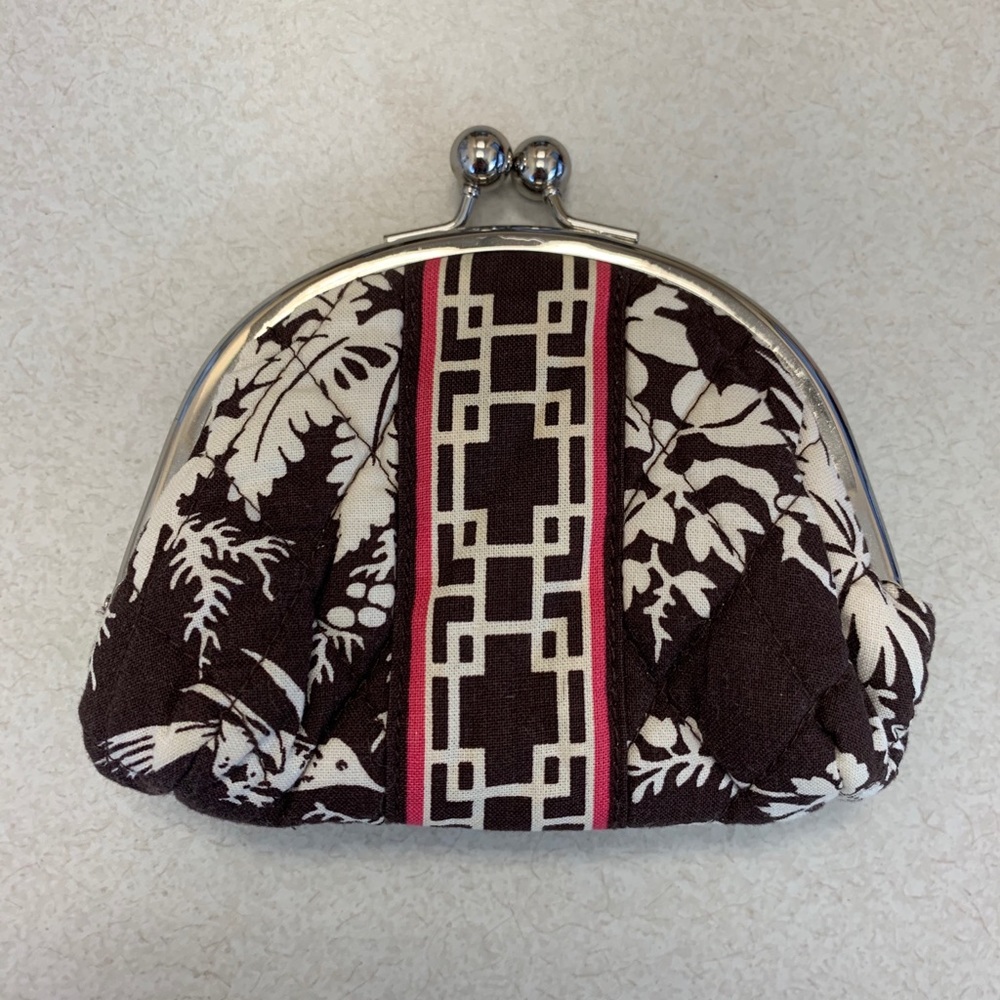 Vera Bradley Double Kiss Coin Purse